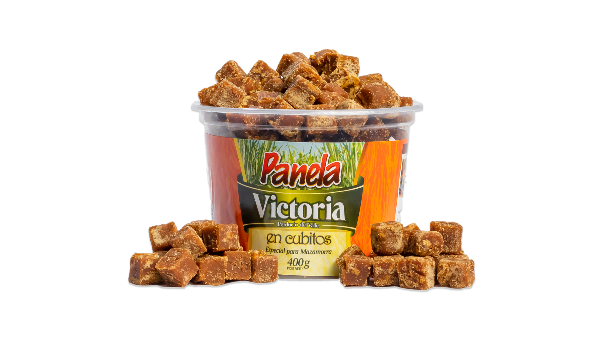 Panela en cuadritos